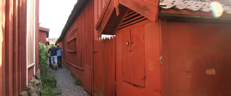 The garbage-alley in Strömslund