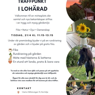 Träffpunkt i Lohärad 65+