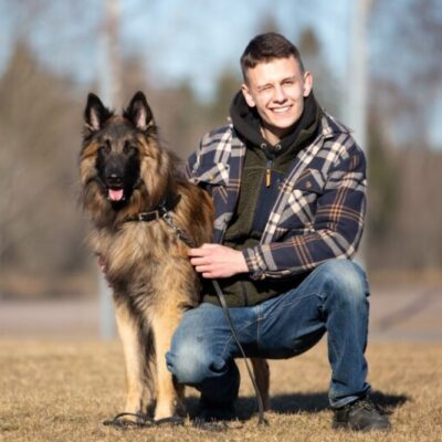 Träningsdag för killar med hund