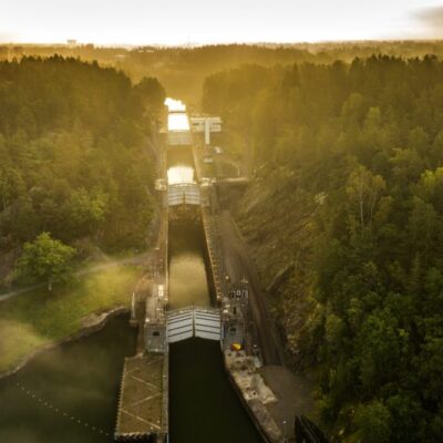 Trollhättan Locks Area