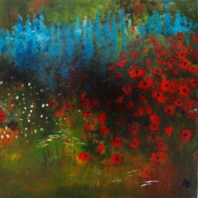 Utställningen Där färgen växer vilt – mellan vågskum och blomsteräng