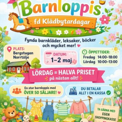 Vårens stora barnloppis