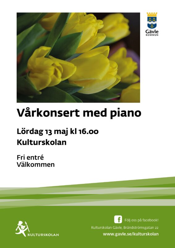 Vårkonsert med piano