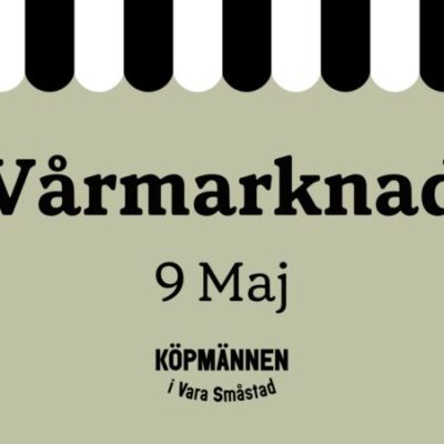 Vårmarknad i Vara Småstad
