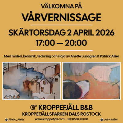 Vårvernissage med Anette Lundgren & Patrick Allier