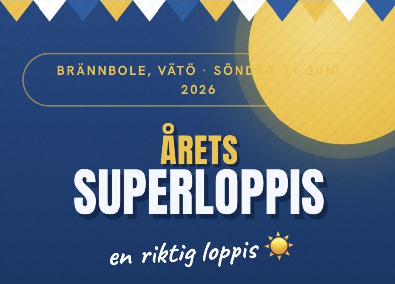 Vätö superloppis 21 juni 2026