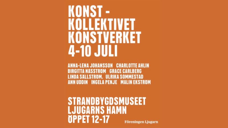Vernissage: Konstkollektivet Konstverket ställer ut i Ljugarn