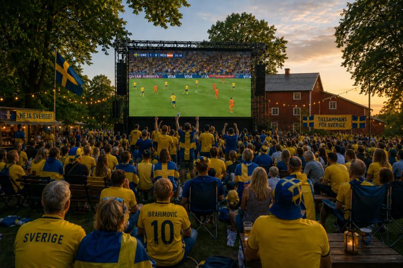 VM-fest: Nederländerna- Sverige